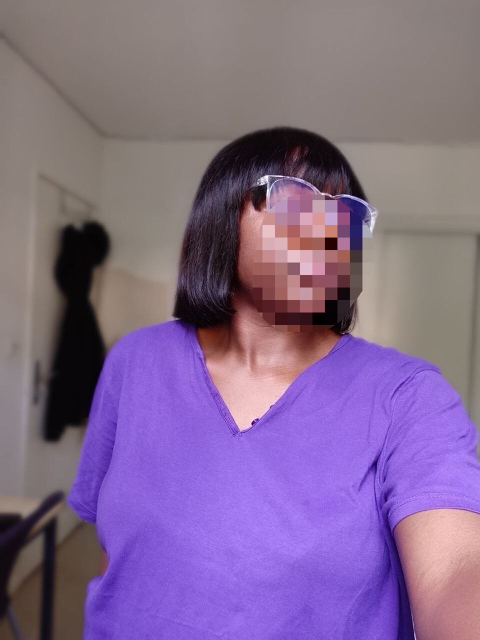 Brazilian Human Hair Short Bob Wig for Women, Featuring Bangs And Straight Style, a Glueless Full Machine-Made Wig with 150% Density photo review