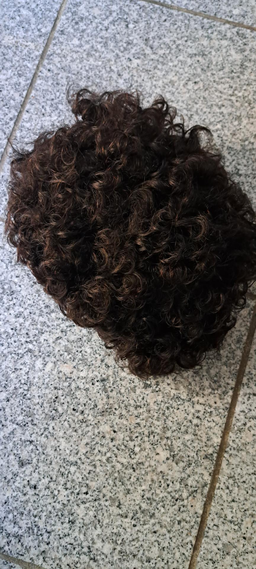 Short Curly Lace Front Wigs 13X1 Brazilian Water Wave Human Hair Wigs Pixie Cut Transparent Lace Wig for Black Women photo review