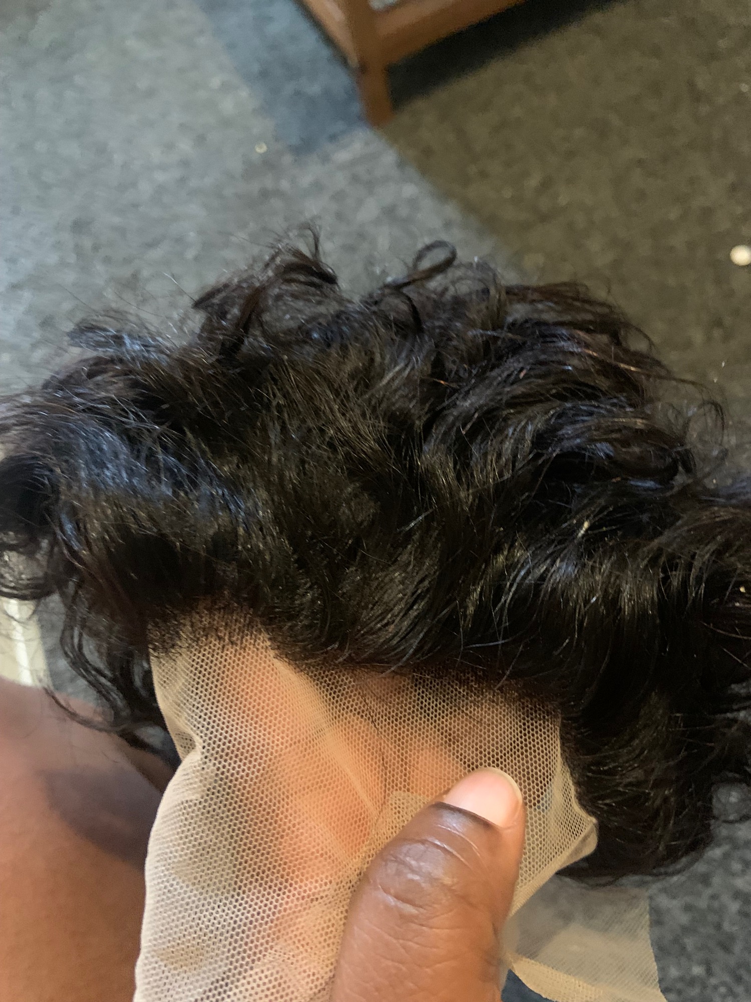 Short Curly Lace Front Wigs 13X1 Brazilian Water Wave Human Hair Wigs Pixie Cut Transparent Lace Wig for Black Women photo review