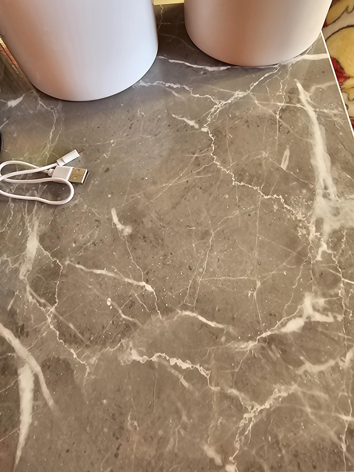 1 Roll Self-Adhesive Kitchen Sticker, Oilproof Wall Decal for Countertop Tile Cabinet Table Renovation Marble Film Bathroom Sink and Walls photo review