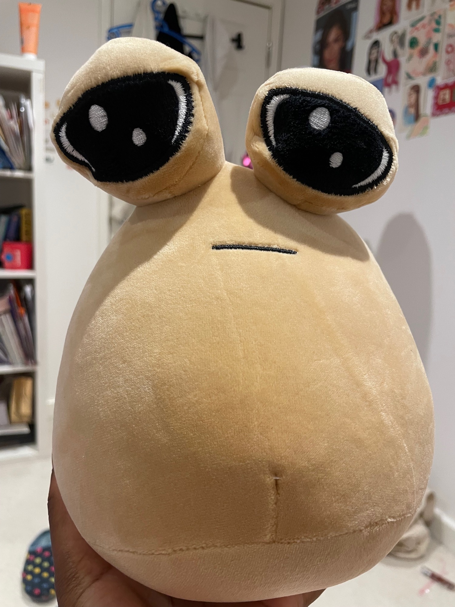 Plush Toy Pou Devil Design 