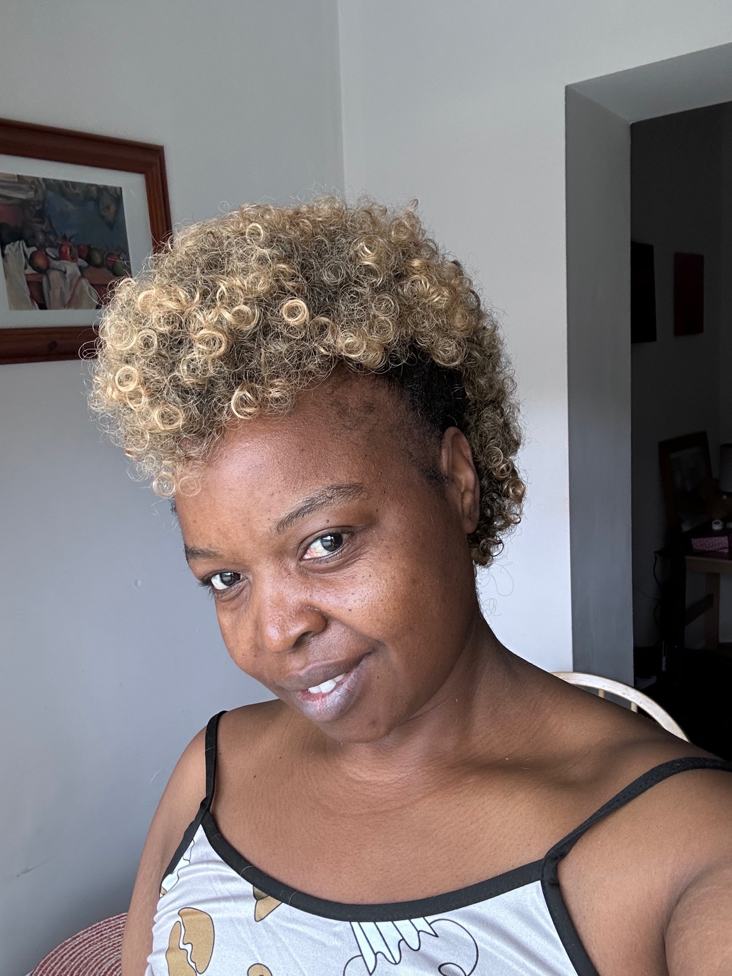 Afro High Puff Hair Bun Ponytail Drawstring With Bangs Synthetic Jerry Curly Mohawk Kinky Curly Fauxhawks Pony Tail Clip In On Ponytails For Women Hair Extensions With Six Clips photo review
