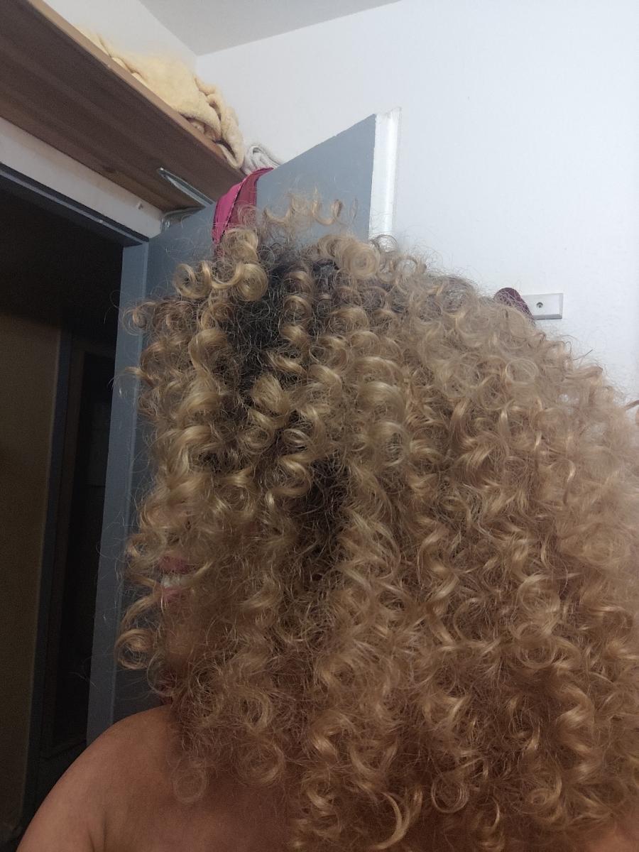 40.64 Cm Afro Kinky Curly Lace Front Wigs Synthetic Curly Wigs For Women Pre Plucked Heat Resistant Fiber Hair Lace Front Wigs photo review