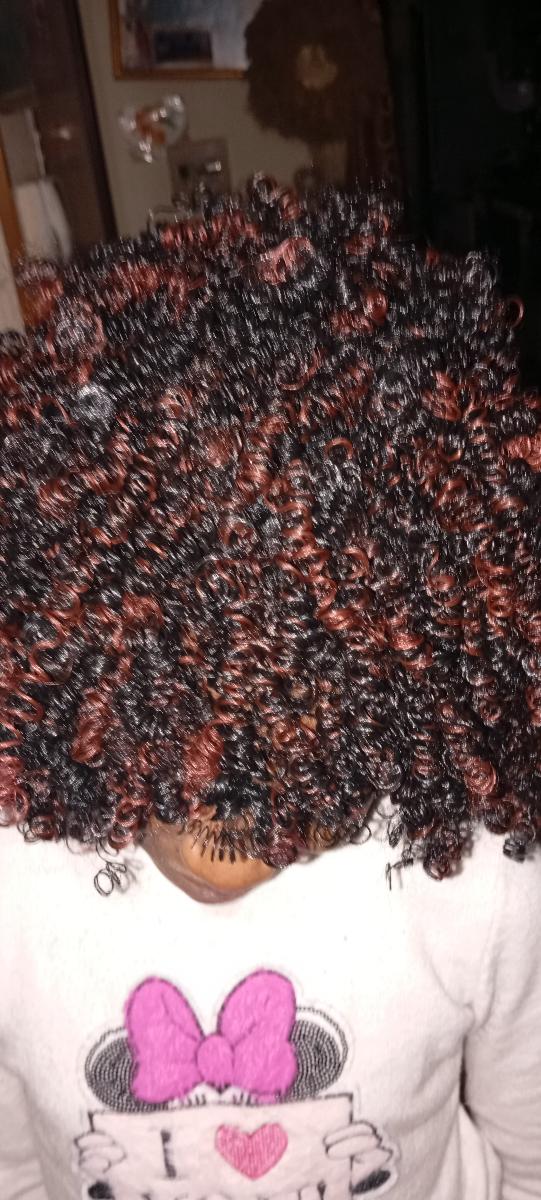 Short Afro Curly Wigs for Women Wavy Curly Wig Synthetic Heat Resistant Curly Afro Wig with Bangs Big Stretch Fluffy Curly Afro Wig 30.48 cm High-Density Soccer Fan Wig, Elastic Cap for Easter Rave Anime Music Festival Cosplay photo review