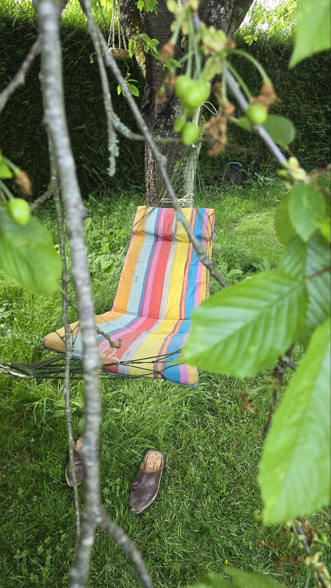 Your Portable Oasis: Luxury Nylon Mesh Hammock for Unparalleled Comfort! photo review
