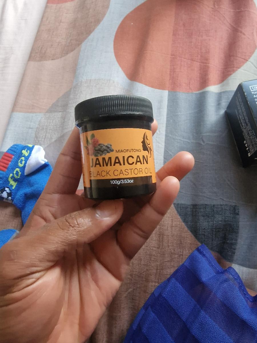JAMAICANBLA CKCASTOROIL 100g/3.52oz Jamaica Black Coconut Oil Hair Care Cream, Moisturizing Coconut Oil Ingredients, 100g photo review