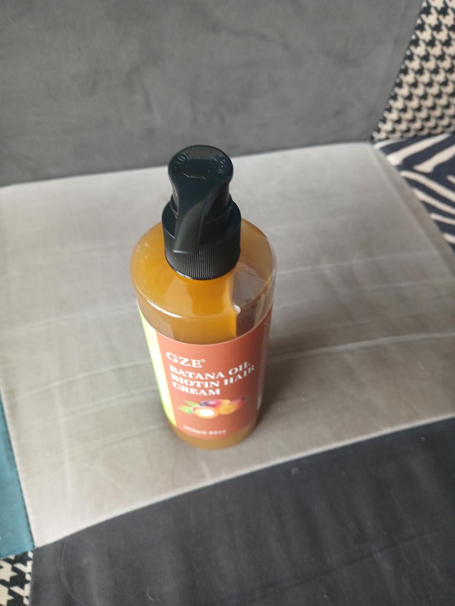 GZE Batana Oil Biotin Hair Cream Strong Hair Anti-Breakage Split Ends y for Dry Hair photo review