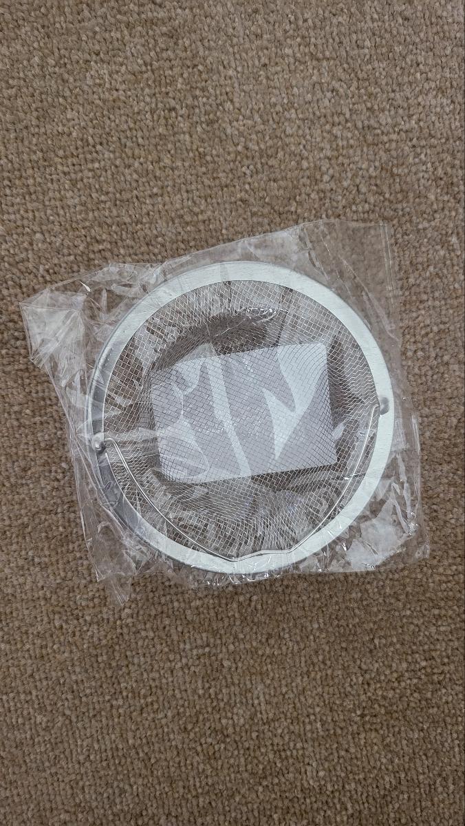 1pc Modern Stainless Steel Round Sink Strainer with Handle - Anti-Clog Mesh Filter for Kitchen and Bathroom Sinks, No Power Needed photo review