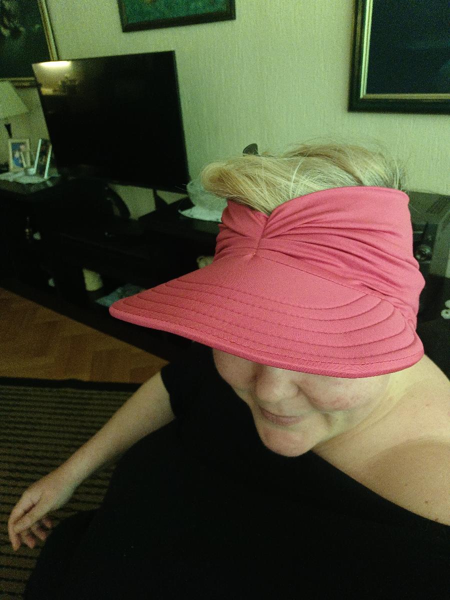 Women'S Wide Brim Sun Hat with Adjustable Drawstring Closure - Lightweight Breathable Summer Beach Hat, & Pastel Colors, for Outdoor, Travel, Travel Accessory, Stylish Headwear, Durable Construction, Outdoor Enthusiasts photo review