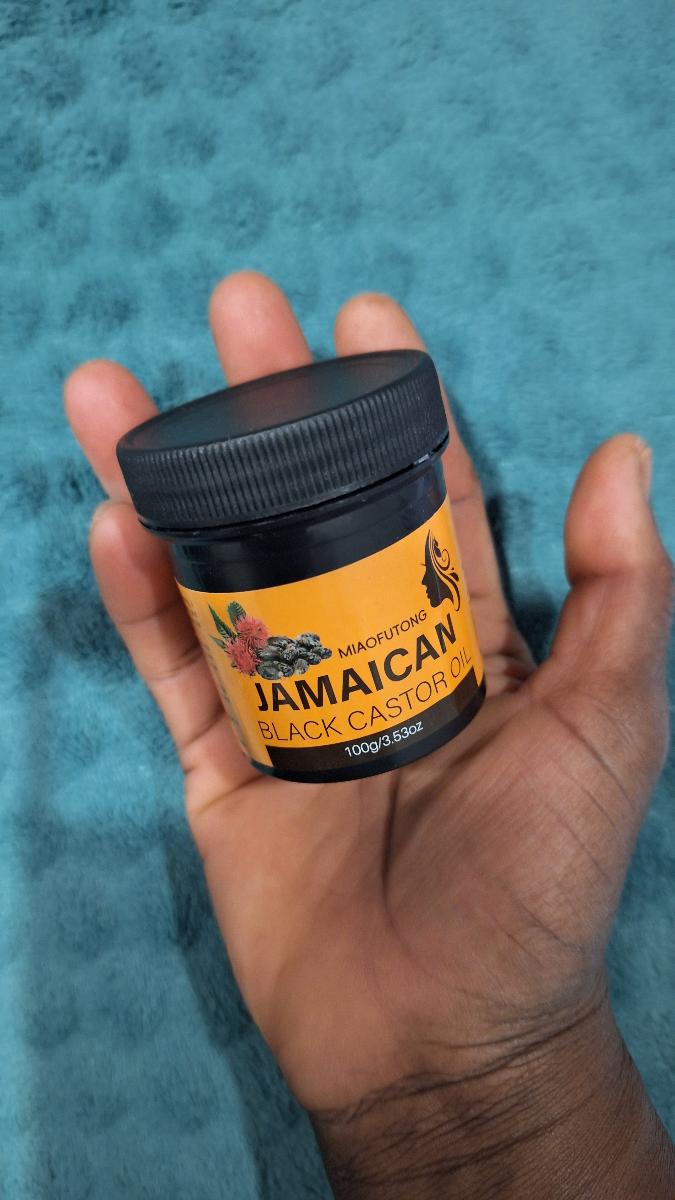 JAMAICANBLA CKCASTOROIL 100g/3.52oz Jamaica Black Coconut Oil Hair Care Cream, Moisturizing Coconut Oil Ingredients, 100g photo review