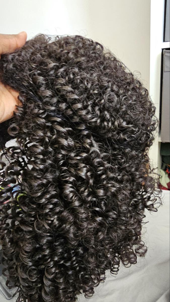 Women's Fashion Short Curly African Small Curl Black 40.64 cm Synthetic Fiber Hair Replacement Wig for Women Heat Resistant Fiber Wig Suitable for Daily Wear Halloween Christmas Carnival Wedding Dance photo review