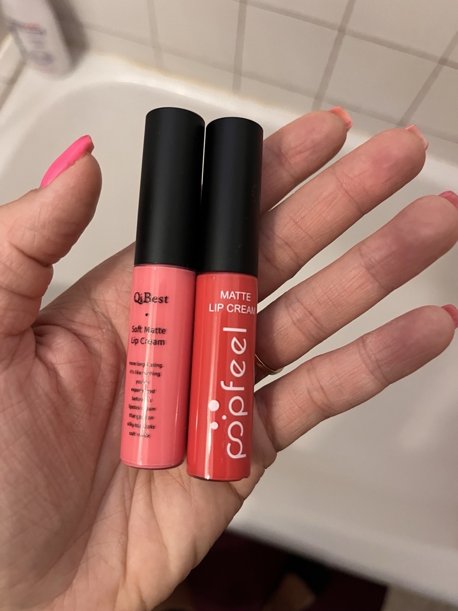 Waterproof Matte Nude Liquid Lipstick Dark Red Black Long Lasting Liquid Lipstick Women Makeup Lipgloss Lip Tint photo review