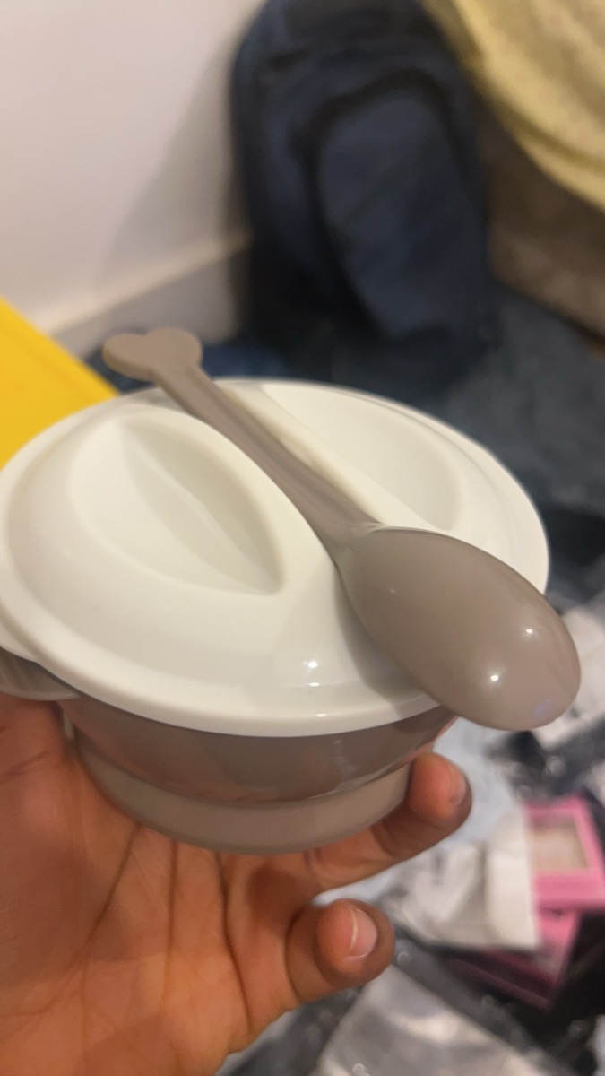 Plastic Bowl And Spoon Set photo review