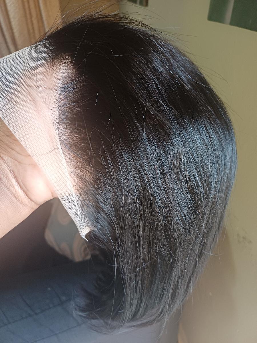 Straight BOB Wigs13*4 Deep Part Bob Wig Human Hair Wigs for Brazilian Lace Closure Bob Wig Pre Plucked with Baby Hair Natural Black photo review