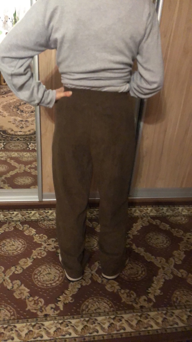 Women's Vintage Corduroy Wide-Leg Pants — customer photo