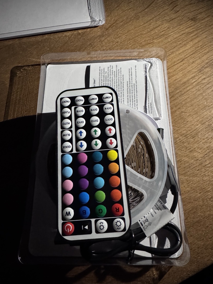 Smart Bedroom RGB Strip Light — customer photo