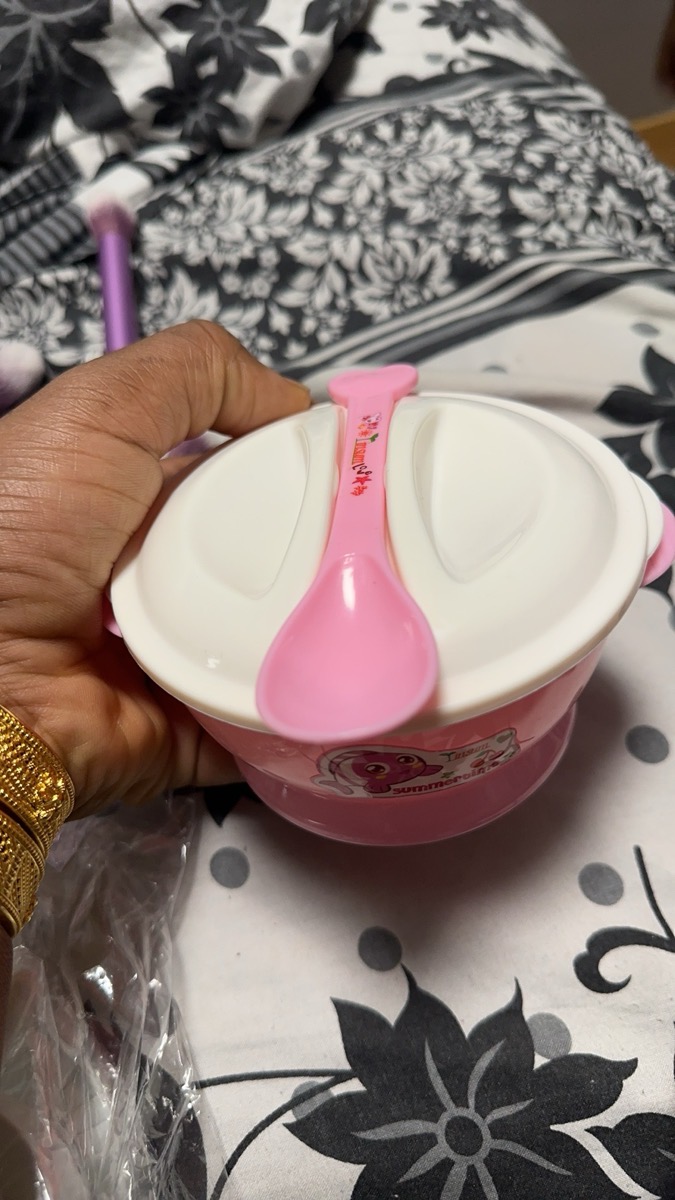 Plastic Bowl And Spoon Set photo review