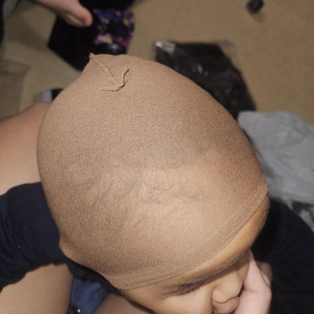 12pcs Women's Stretch Nylon Wig Caps - Elastic and Comfortable, Available in Dark Brown/Black/Light Brown photo review