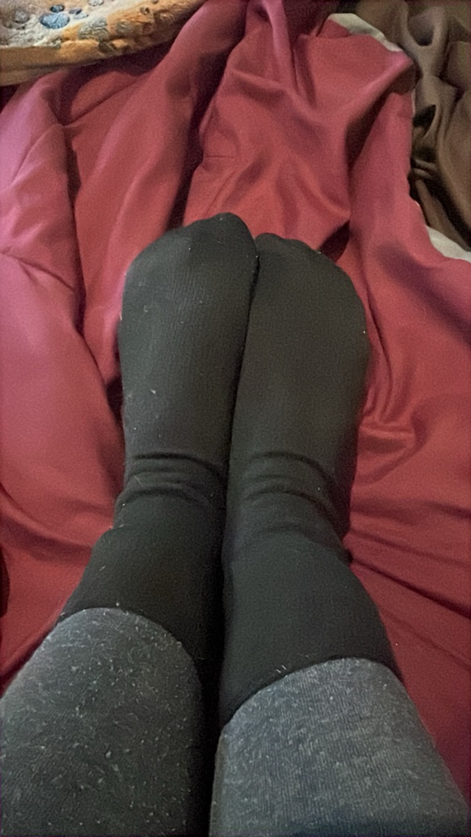 Unisex Comfortable Fleece Lined Winter Socks — customer photo