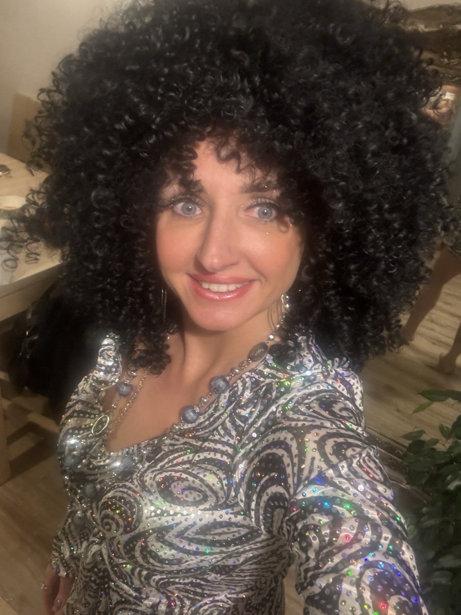 Women's Fashion Short Curly African Small Curl Black 40.64 cm Synthetic Fiber Hair Replacement Wig for Women Heat Resistant Fiber Wig Suitable for Daily Wear Halloween Christmas Carnival Wedding Dance photo review