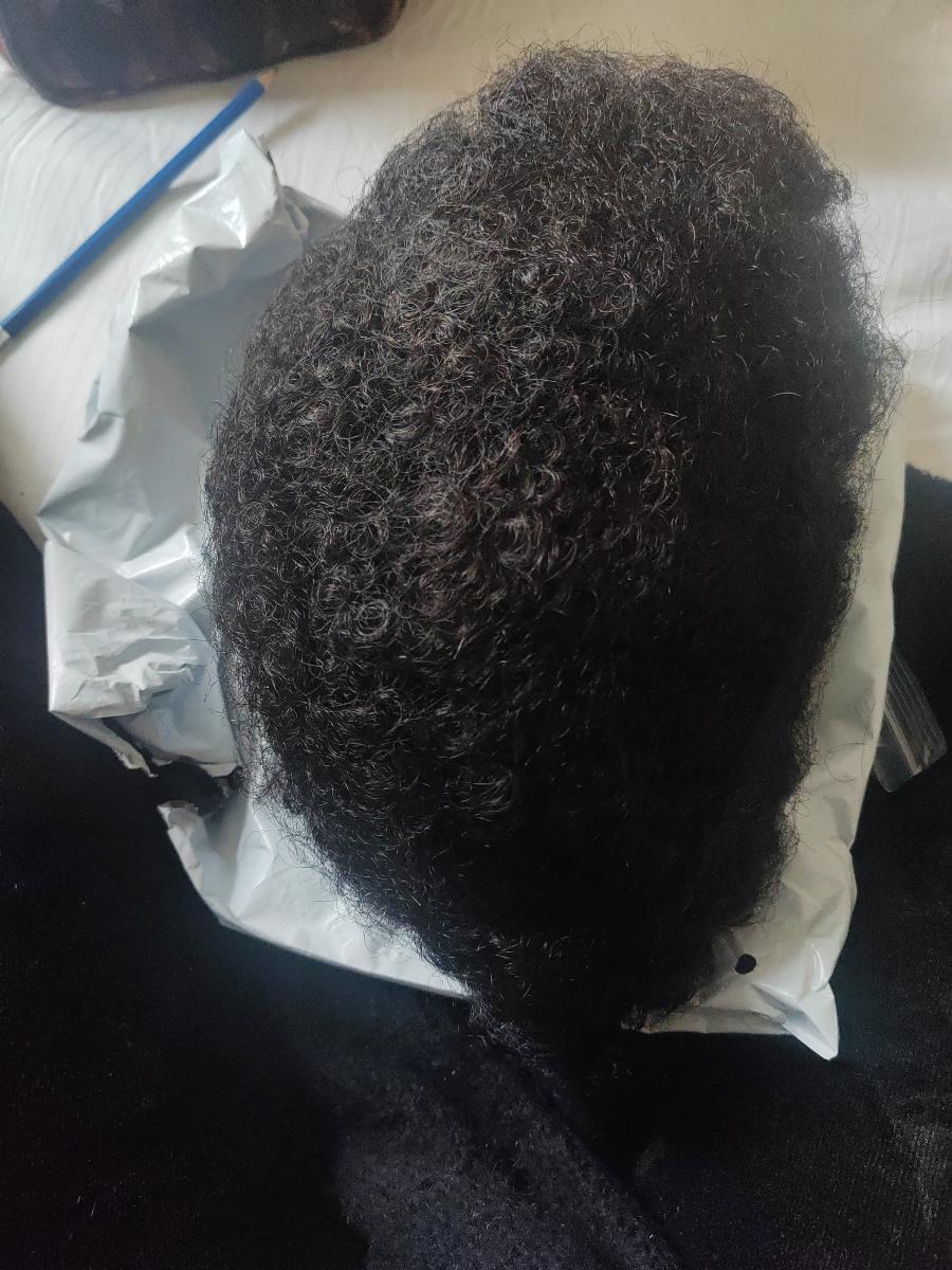 Machine-Made Human Hair Wig - Short Afro Curly 10.16 cm Natural Black 150% Density Pixie Cut for Women, Elegant Style for Daily & Party Wear, Daily Wear Wig | Pixie Cut Wig | Full Voluminous Look photo review