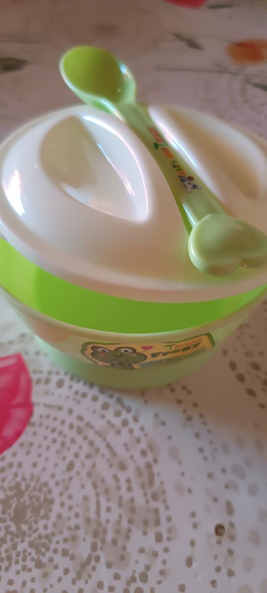 Plastic Bowl And Spoon Set photo review