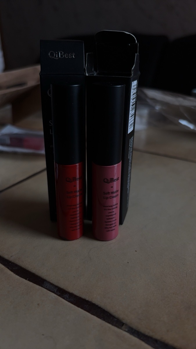Waterproof Matte Nude Liquid Lipstick Dark Red Black Long Lasting Liquid Lipstick Women Makeup Lipgloss Lip Tint photo review