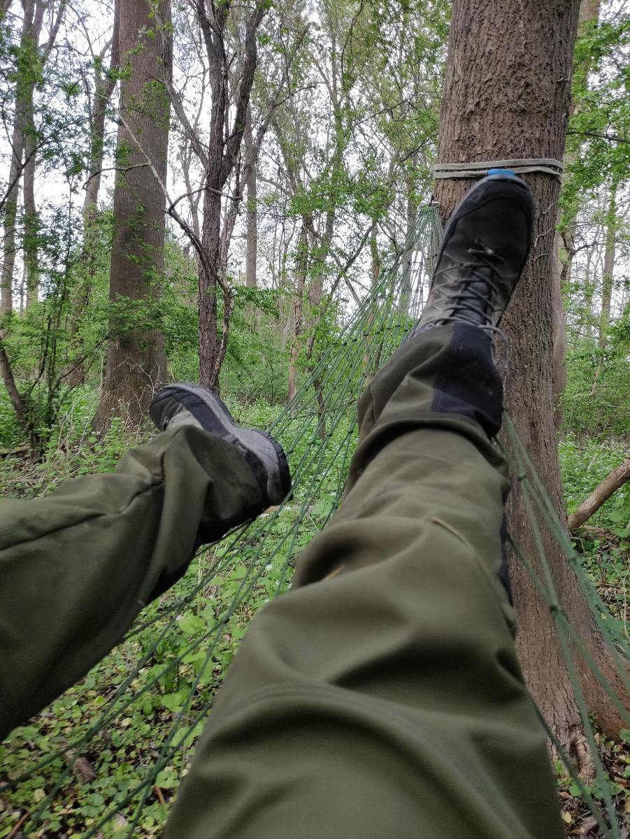 Your Portable Oasis: Luxury Nylon Mesh Hammock for Unparalleled Comfort! photo review