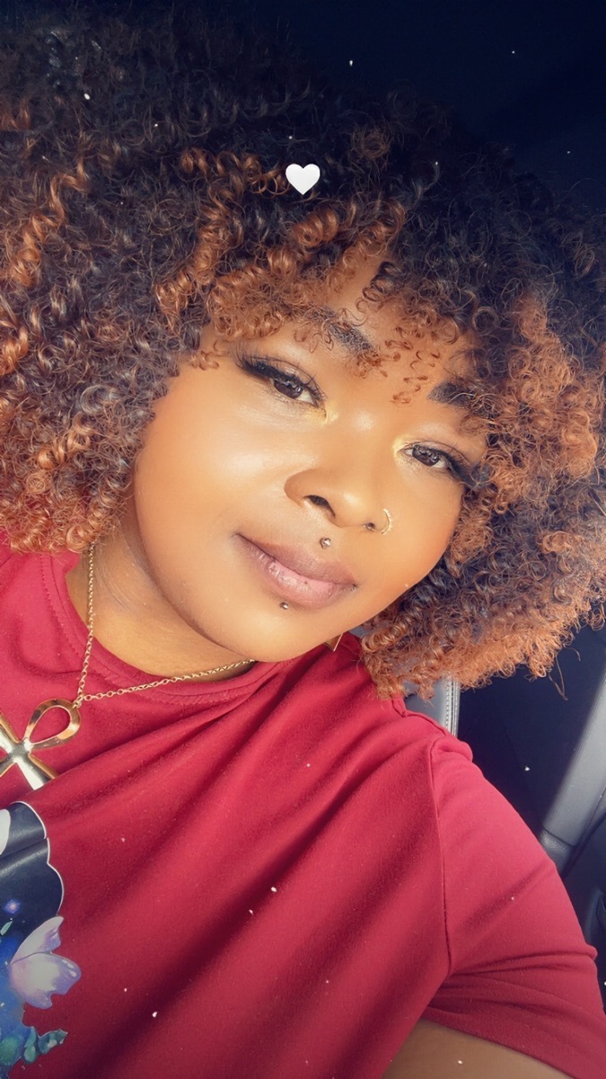 Curly Wig with Bangs Synthetic Afro Wigs for Women Heat Black Short Kinky Curly Wigs for Daily Party 35.56 cm photo review