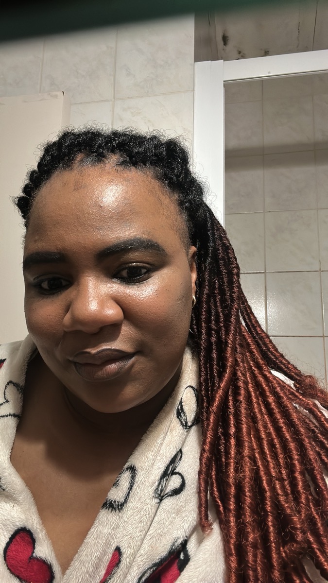 18-Inch Goddess Faux Locs Crochet Hair with 24 Strands, Featuring Soft Gypsy Locs, Straight Crochet Braids, And 3-Tone Dreadlock Hair Extensions Inspired by African Roots photo review
