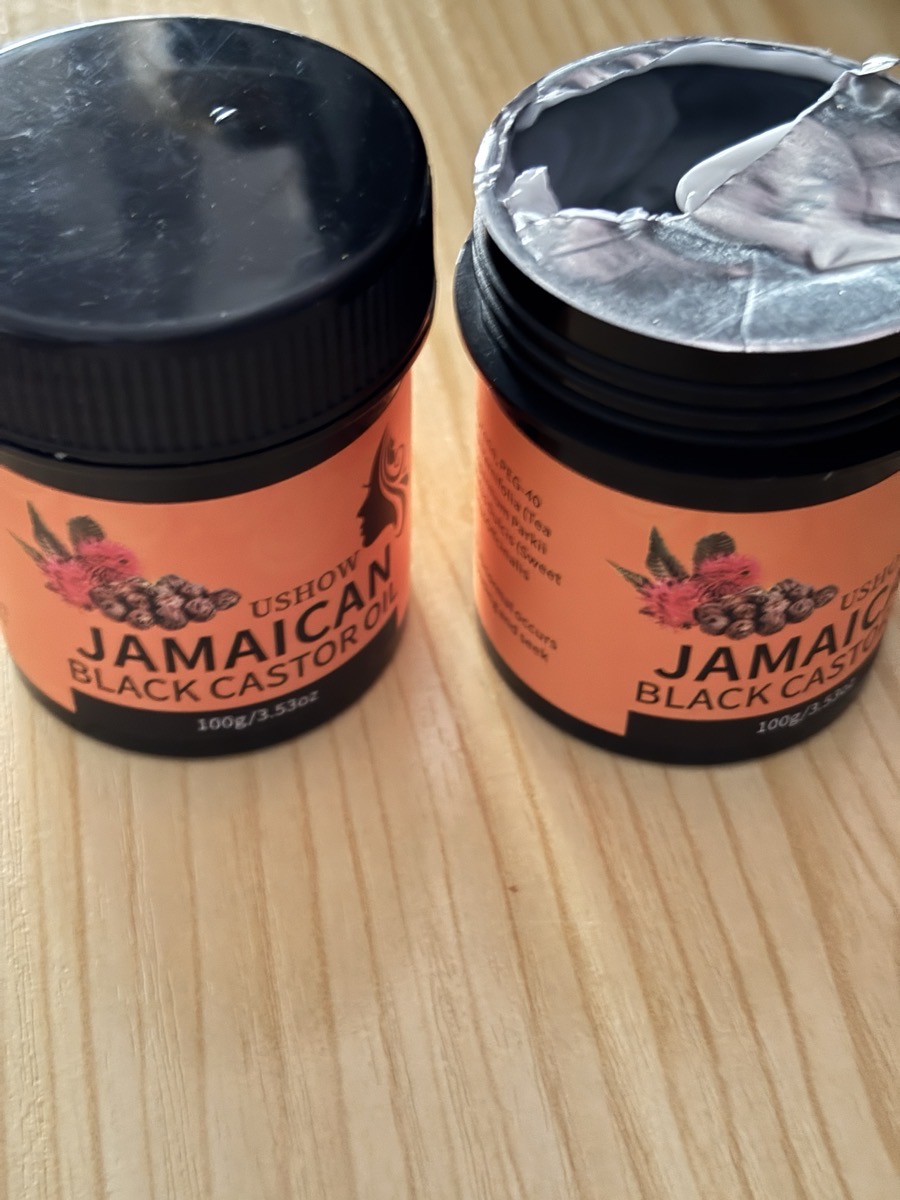 2pcs/5pcs Jamaican Black Castor Oil 100g, Cold Pressed, Alcohol-Free, Moisturizing Hair Paste for Strengthening Hair, Improving Dryness and Dandruff, Suitable for All Hair Types, for Unisex Adults, Normal Hair photo review