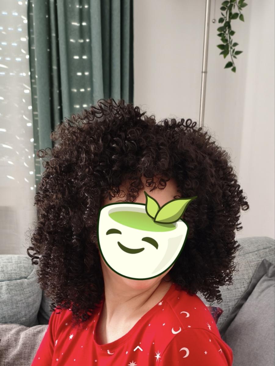 Women's Fashion Short Curly African Small Curl Black 40.64 cm Synthetic Fiber Hair Replacement Wig for Women Heat Resistant Fiber Wig Suitable for Daily Wear Halloween Christmas Carnival Wedding Dance photo review