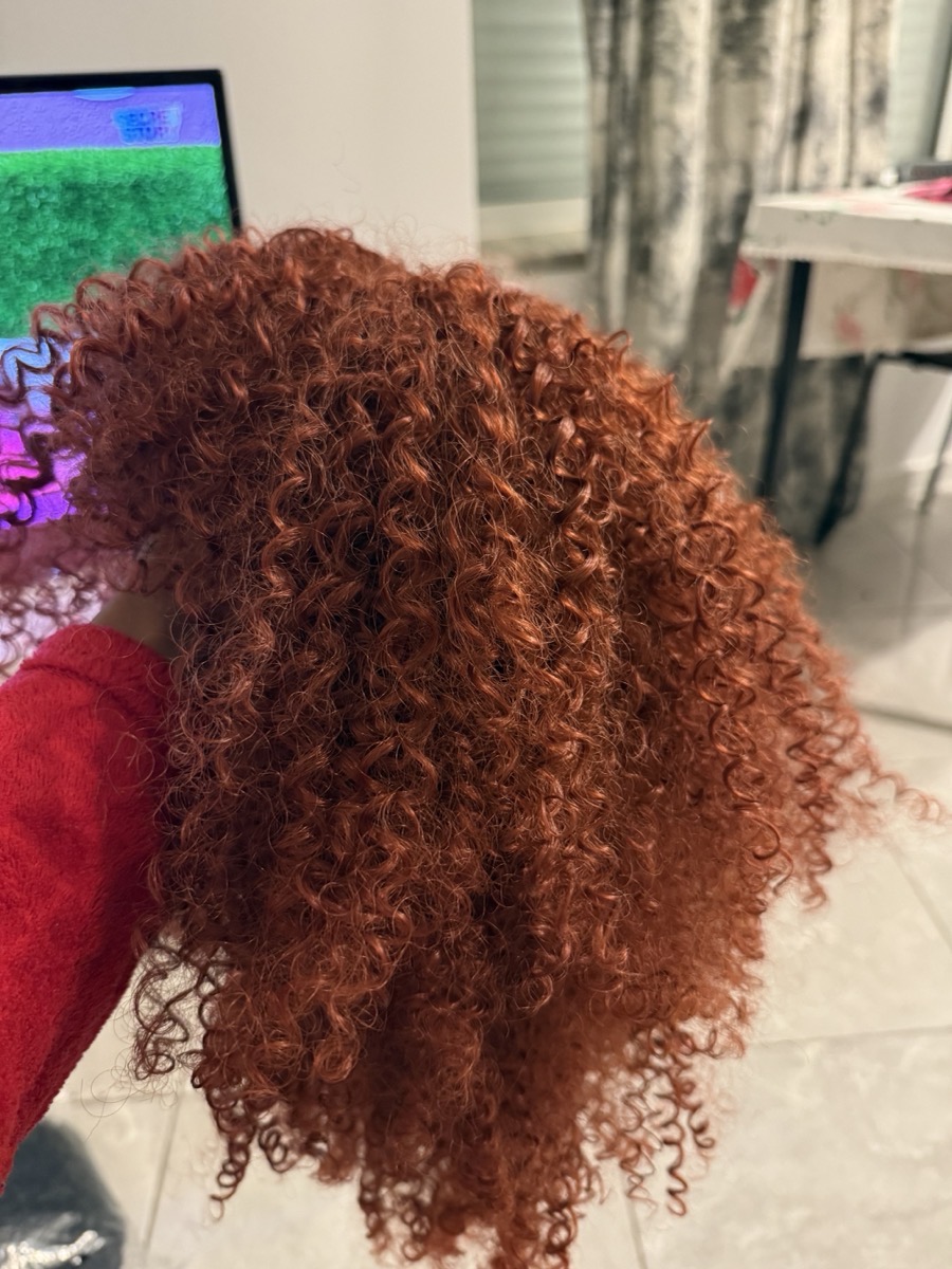 40.64 cm Afro Curly/Kinky Synthetic Wig with Bangs - Natural Look Wig for Women & Men, Easy to Style with Heat Tools, Perfect for Cosplay, Everyday & Special Events - Voluminous Curly Hairstyle, Short Hair Wig, Event Hairpiece, Secure Fit Cap, Cosplay Enthusiasts, Quick Hairstyle Change, Fashion Lovers photo review