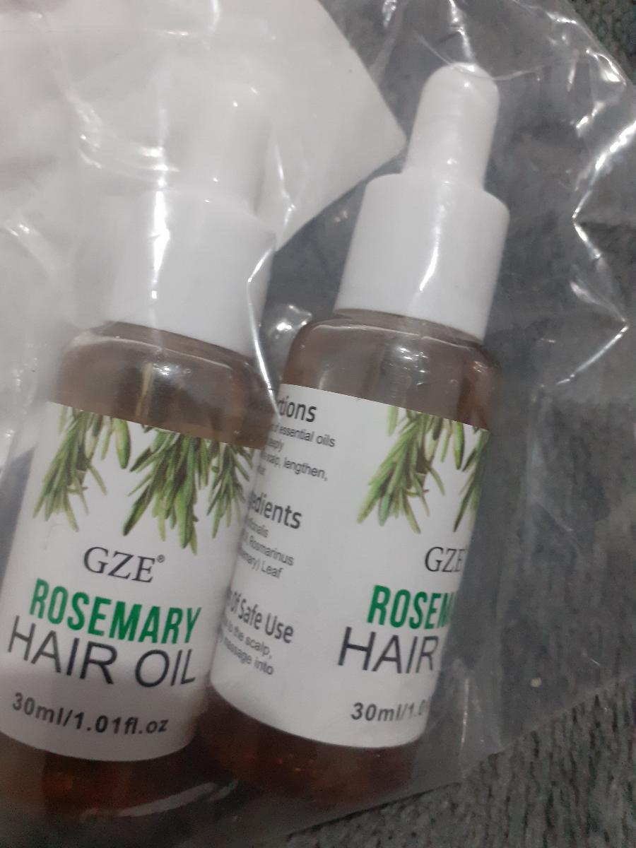 2 Pack GZE Rosemary Oil for Hair Rosemary Scalp Hair Strenghens Oil photo review