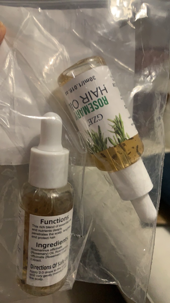 2 Pack GZE Rosemary Oil for Hair Rosemary Scalp Hair Strenghens Oil photo review