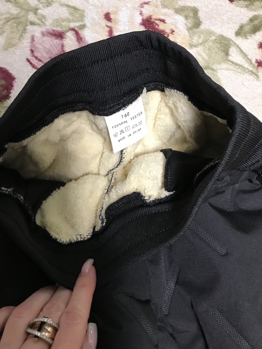 Огляд дитячих зимових штанів на хутрі з Temu: теплі, не промокають, але дивіться на зріст — фото покупця