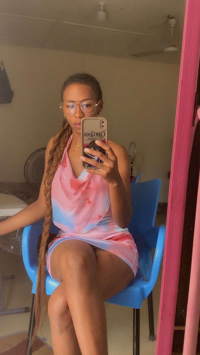 Cross-Border New Women'S Tie-Dye Halter Neck Backless Bodycon Dress, Sexy V-Neck Summer Skin-Friendly Tight Fitting Mini Dress for Adults, Fashionable and Comfortable Everyday Wear photo review