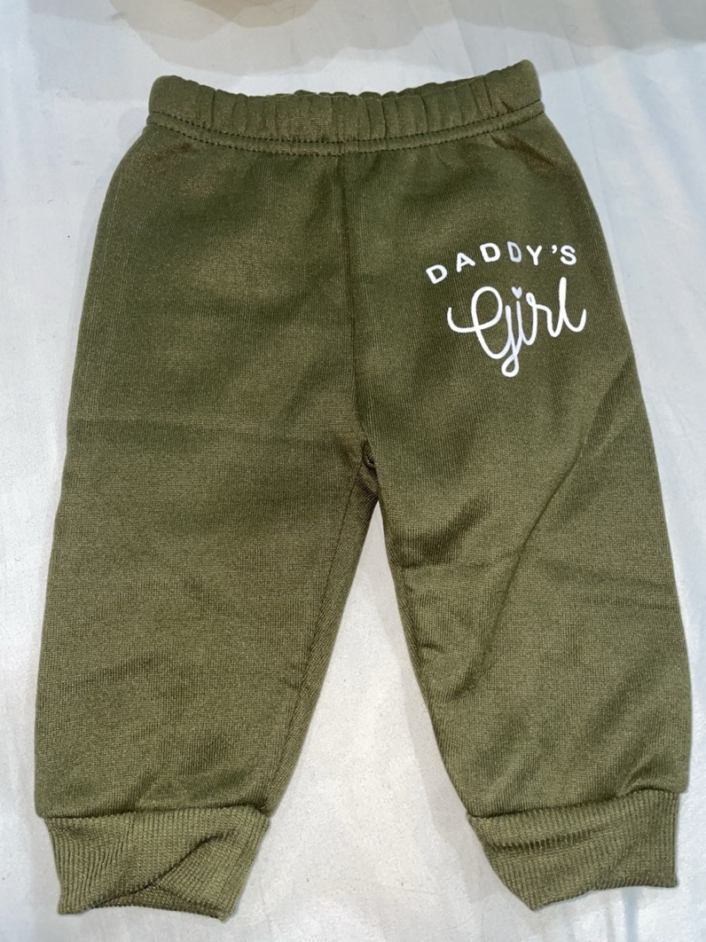 Baby Girl'S DADDY'S GIRL Letter Pattern Hoodie And Casual Long Pants Spring And Autumn Spo — customer photo