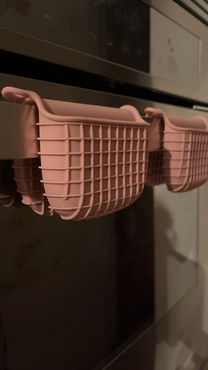 2pcs of silicone pot handle cover - silicone hand clip - anti slip, with textured surface to ensure cooking safety, thickened anti scald design suitable for kitchen use, cookware handle protective cover, kitchen essentials photo review