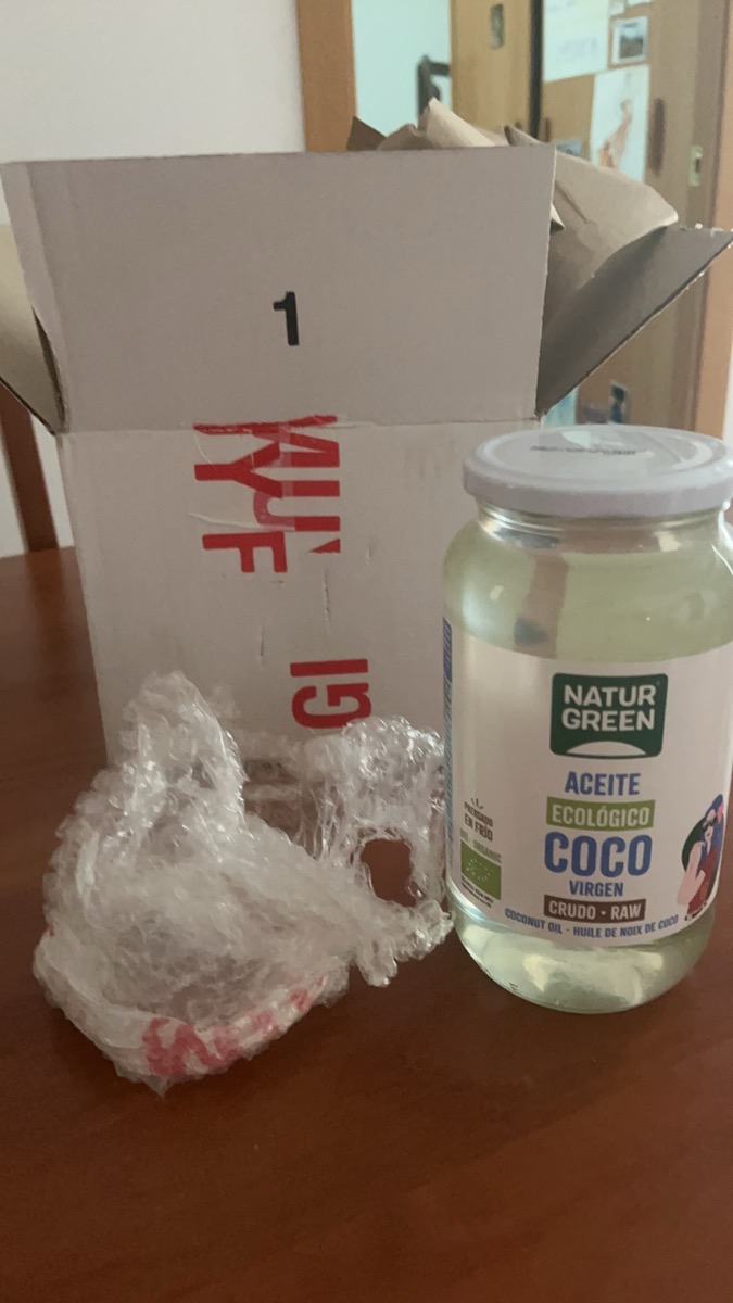 Coconut Fat 800g - Ideal for Cooking - Hydrates Skin and Hair - Natural Ingredients - Vegan Friendly - NaturGreen photo review