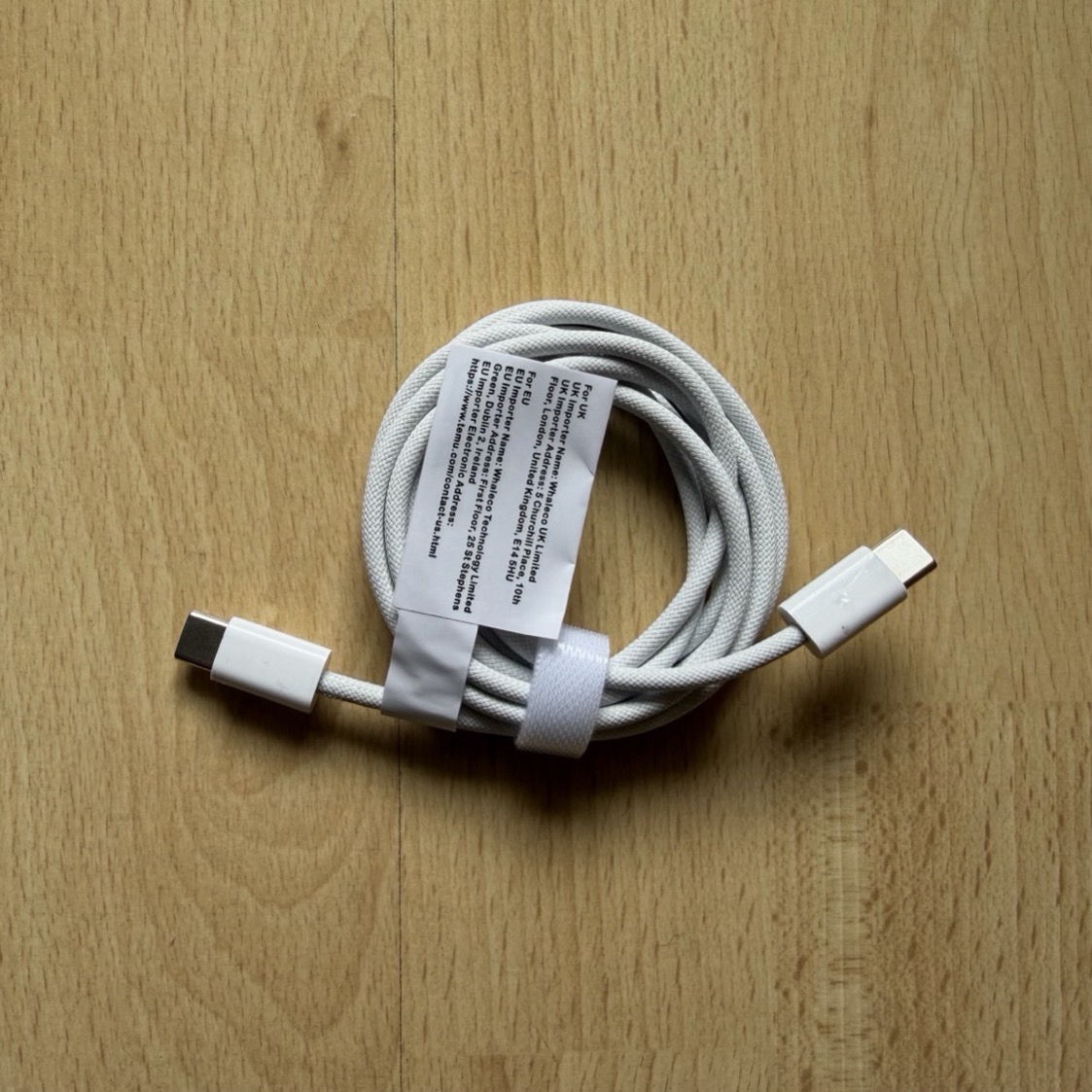 Огляд плетеного кабелю USB-C ASUS із Temu: 60 Вт, від 0,5 до 3 м, і майже без скарг — фото покупця
