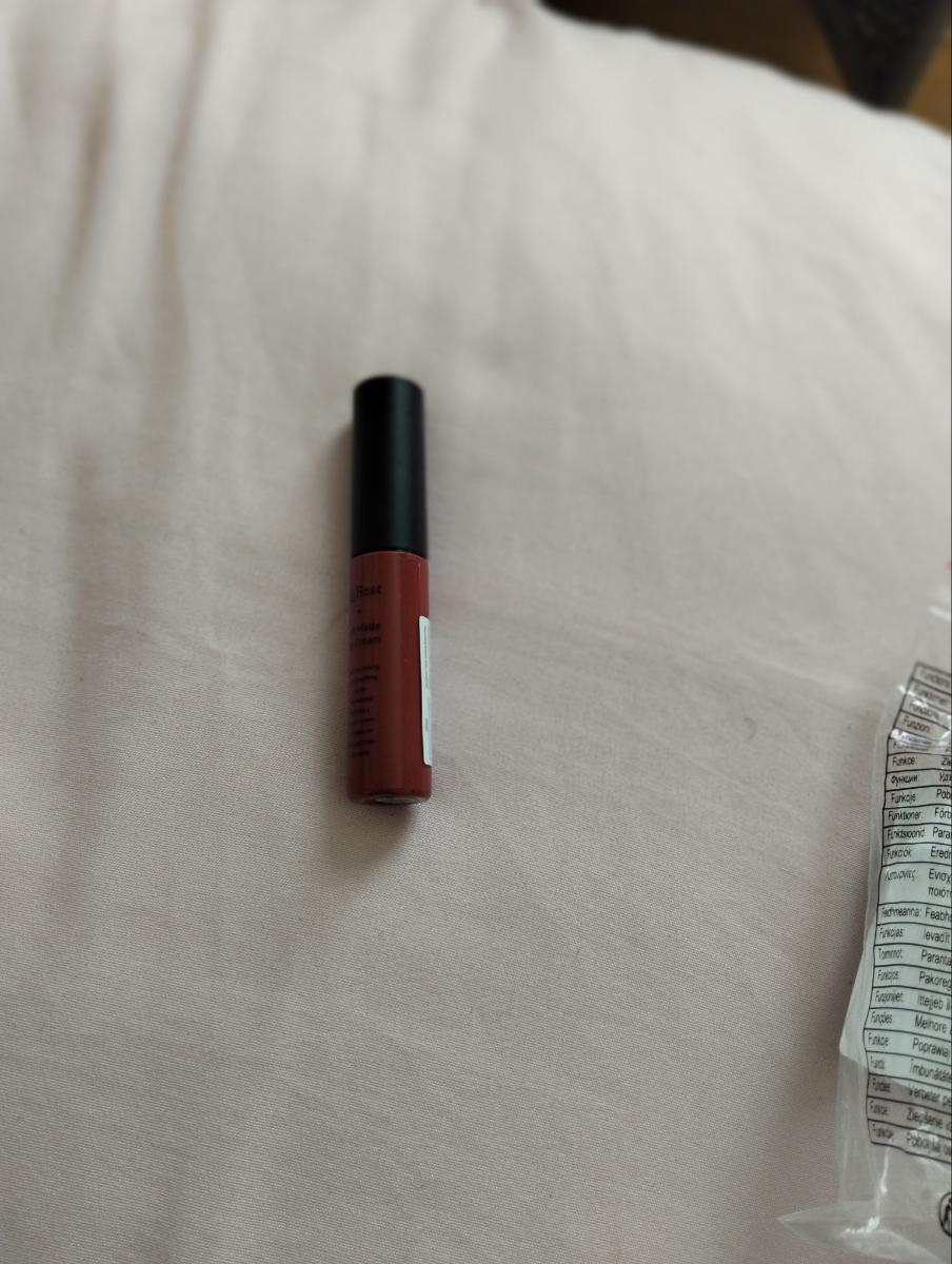 Waterproof Matte Nude Liquid Lipstick Dark Red Black Long Lasting Liquid Lipstick Women Makeup Lipgloss Lip Tint photo review