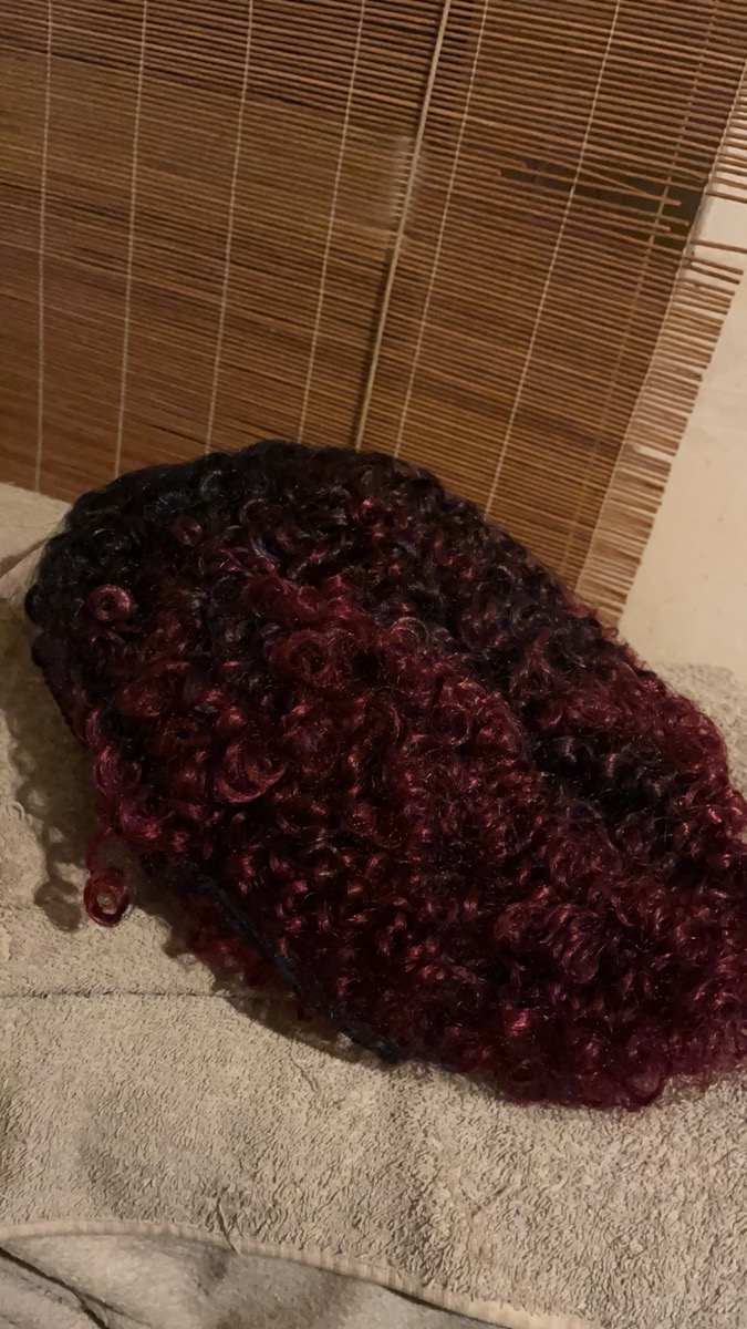 40.64 Cm Afro Kinky Curly Lace Front Wigs Synthetic Curly Wigs For Women Pre Plucked Heat Resistant Fiber Hair Lace Front Wigs photo review