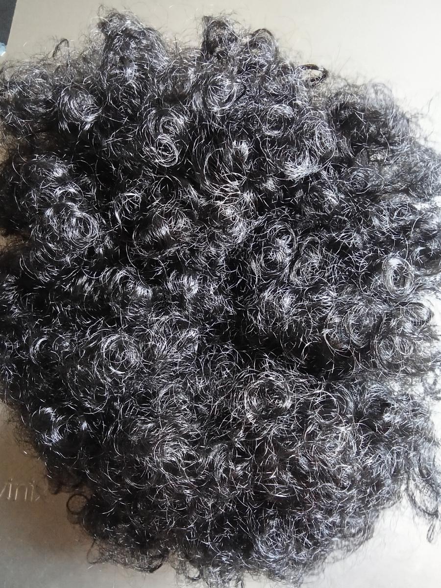 10-Inch African Mohican Black Wig, Wig Fluffy And Soft, Suitable for Halloween Parties, Events And Celebrations. Suitable for All Skin Tones. Cute, Funny And Humorous photo review