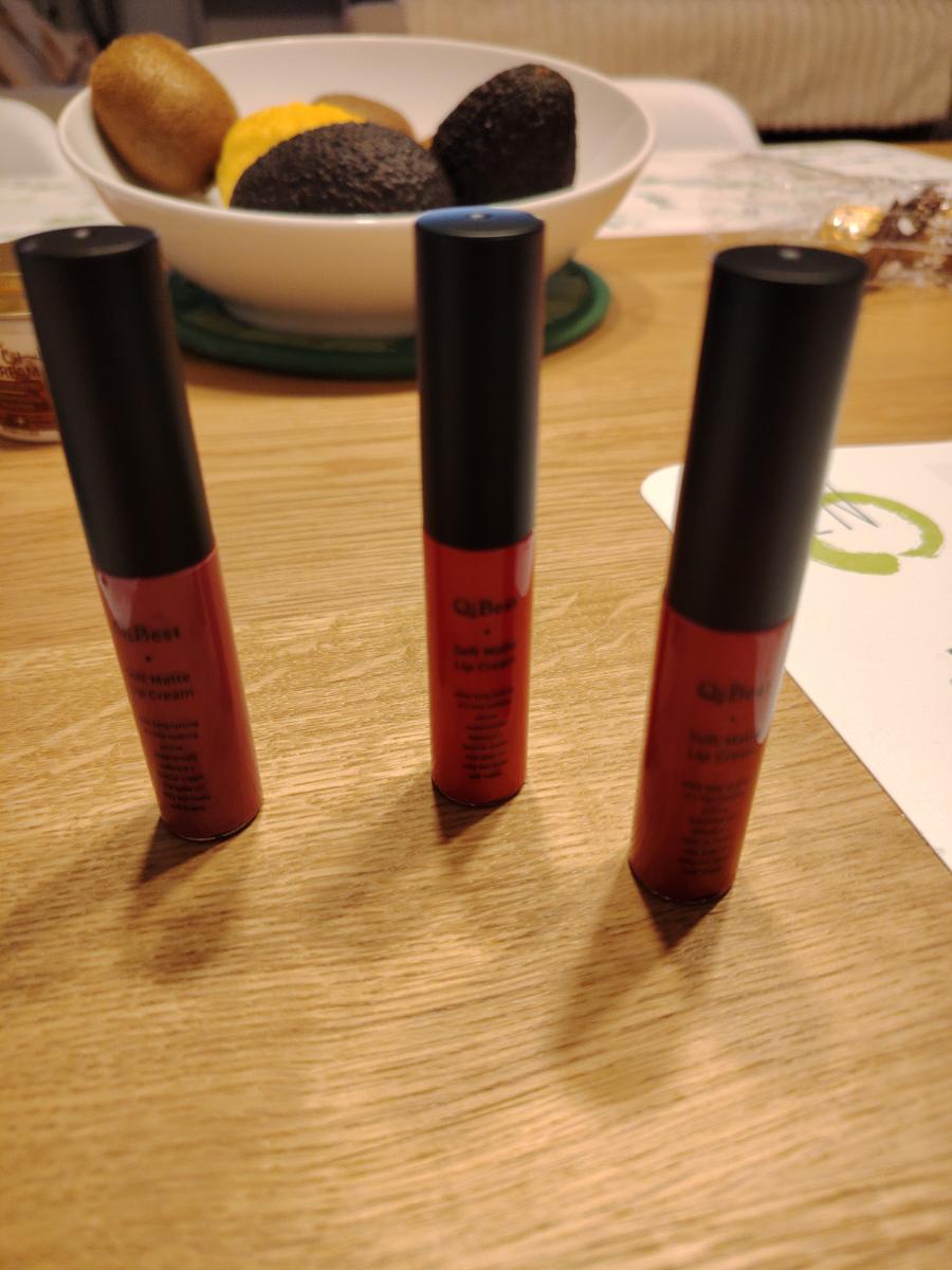 Waterproof Matte Nude Liquid Lipstick Dark Red Black Long-Lasting Liquid Lipstick Women Makeup Lipgloss Lip Tint photo review