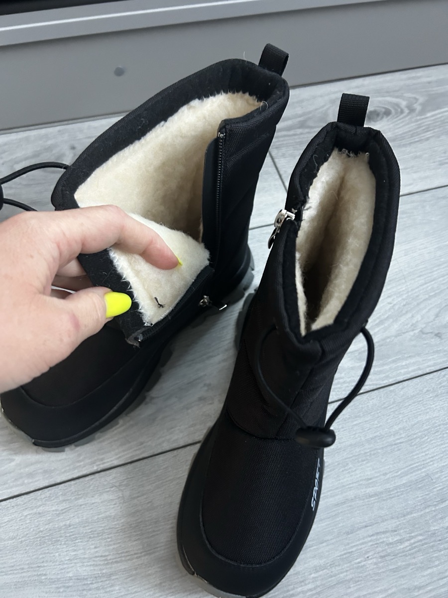 Kids' Snow Boots with Fleece Lining — customer photo