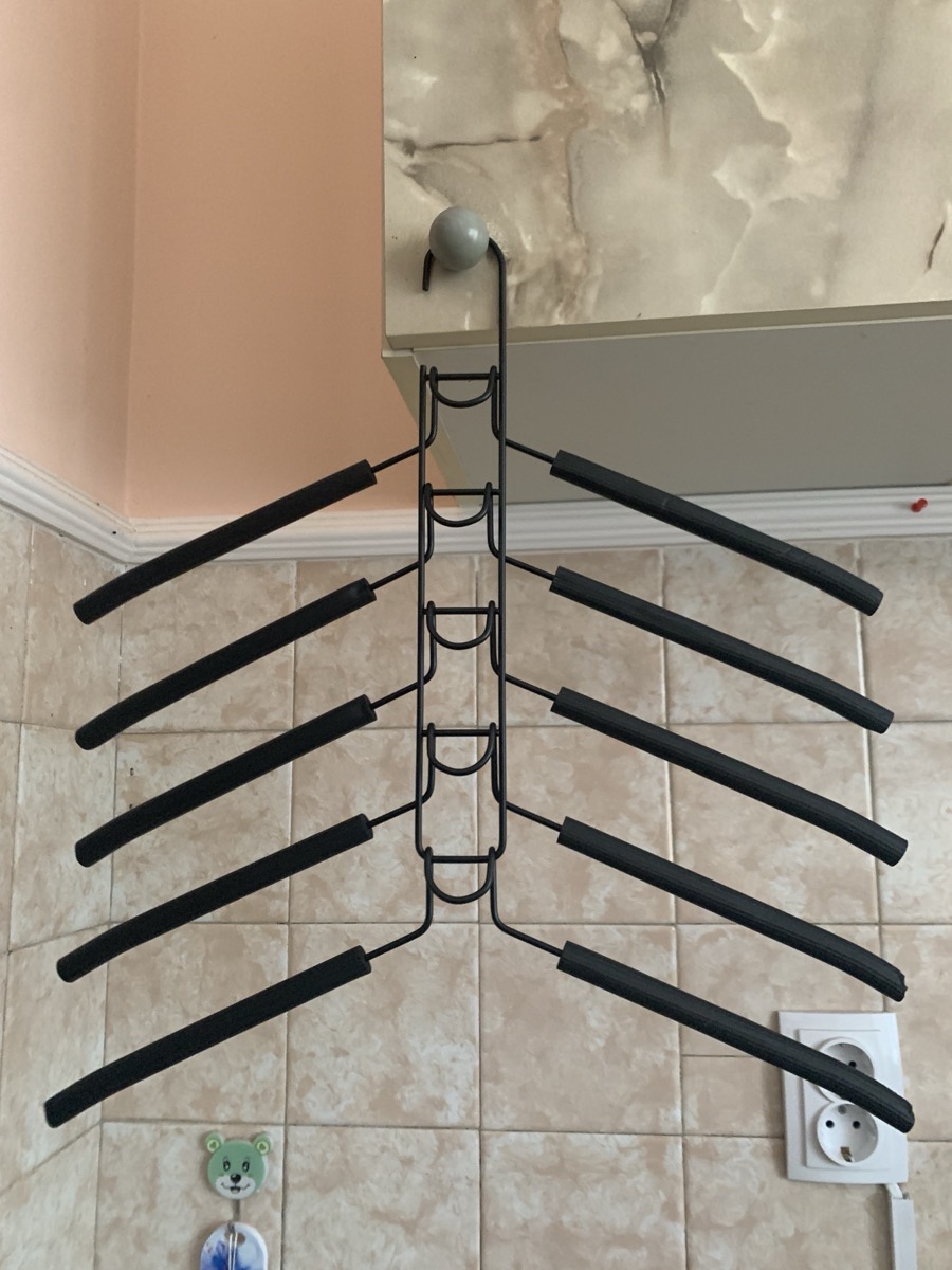 5-Pack Heavy-Duty Space-Saving Hangers — customer photo