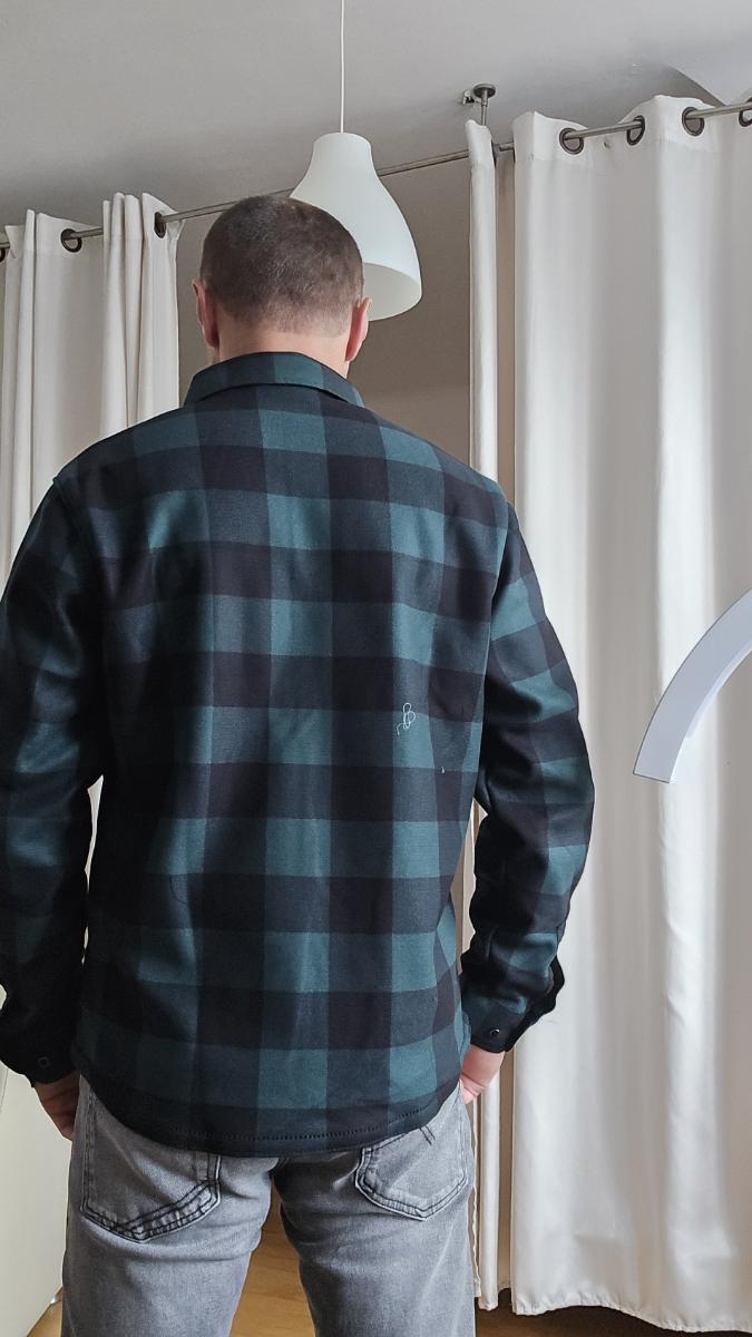 Autumn/Winter Plaid Flannel Shirt for Men — customer photo