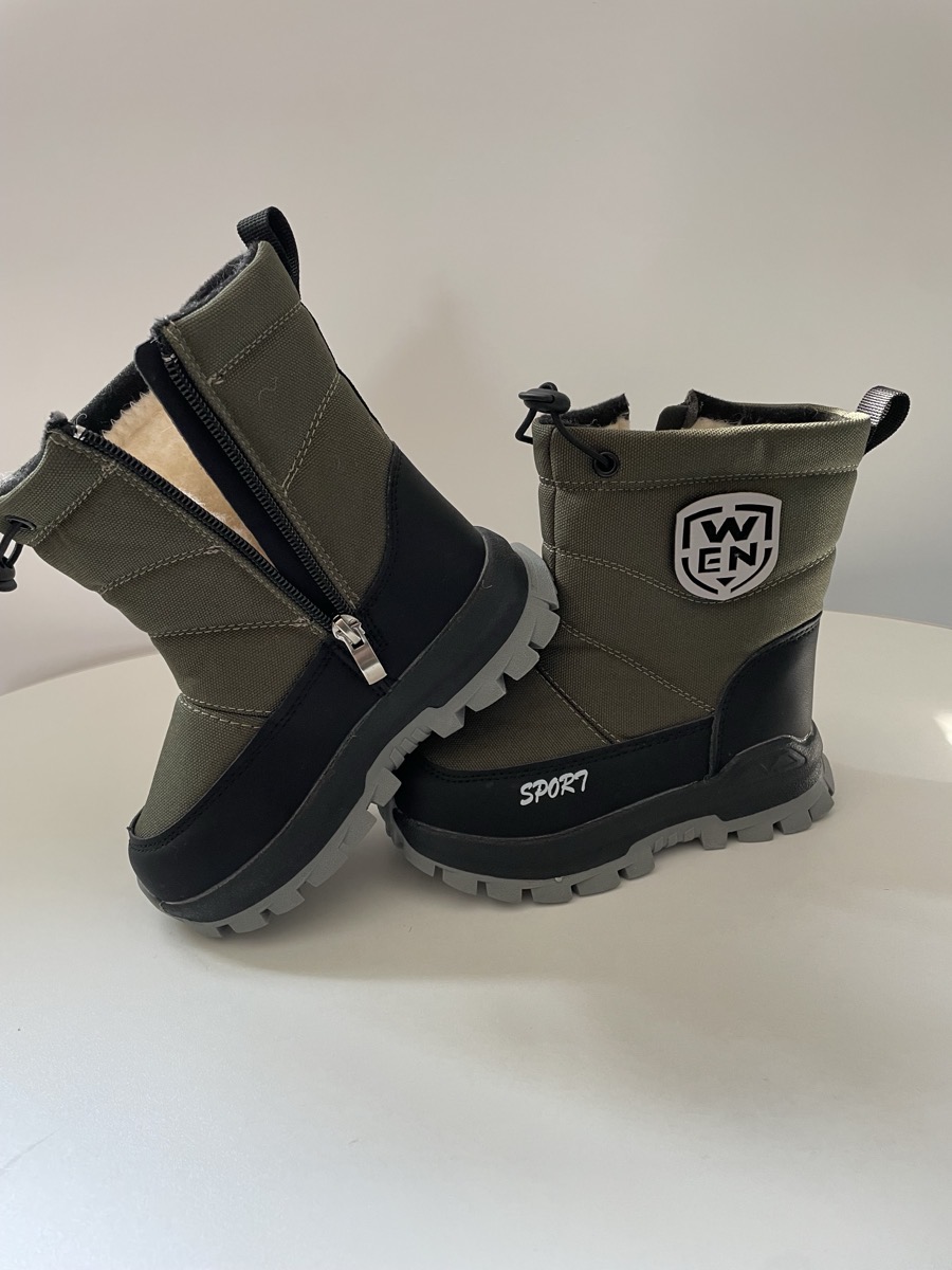 Kids' Snow Boots with Fleece Lining — customer photo