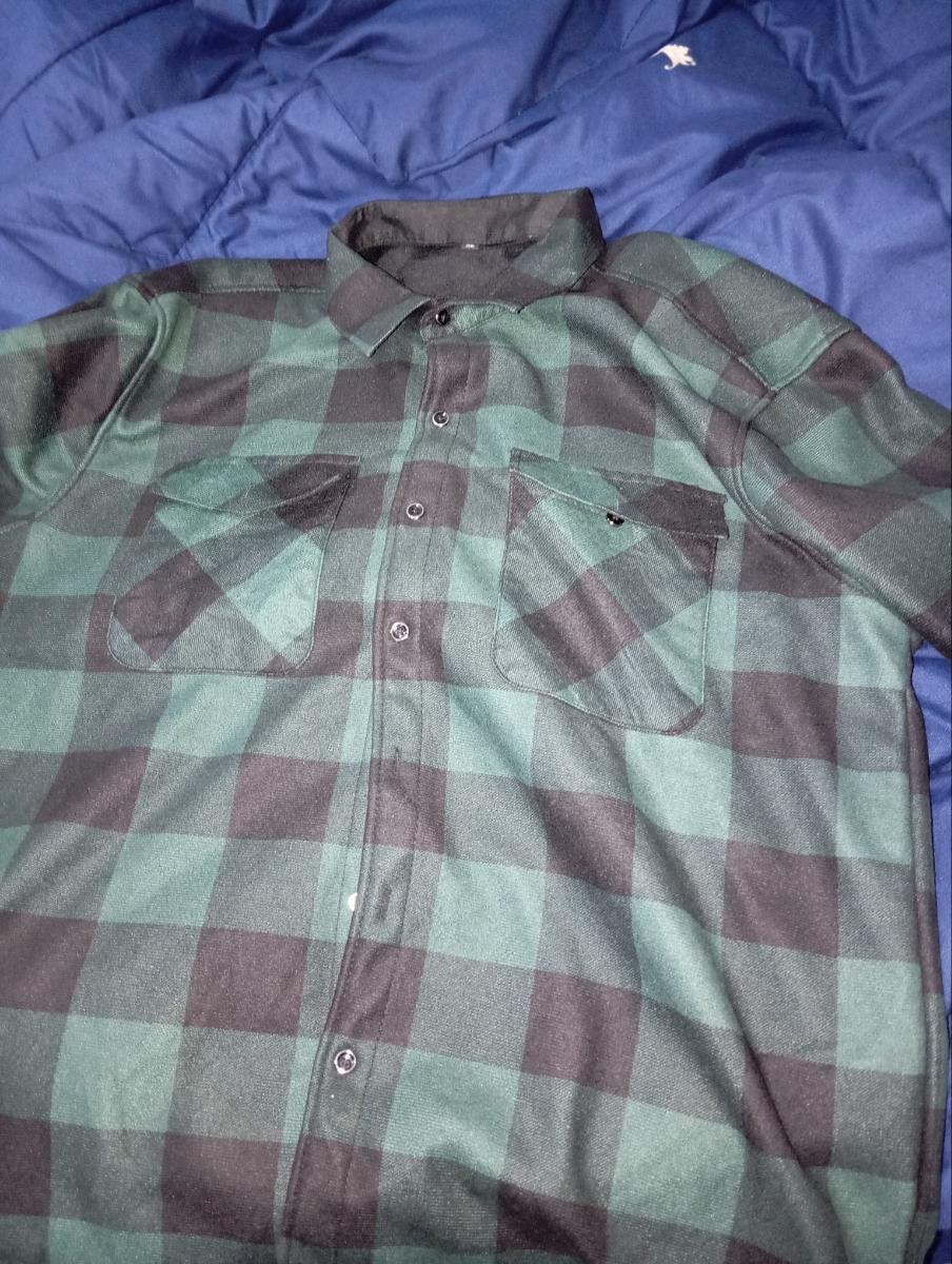 Autumn/Winter Plaid Flannel Shirt for Men — customer photo